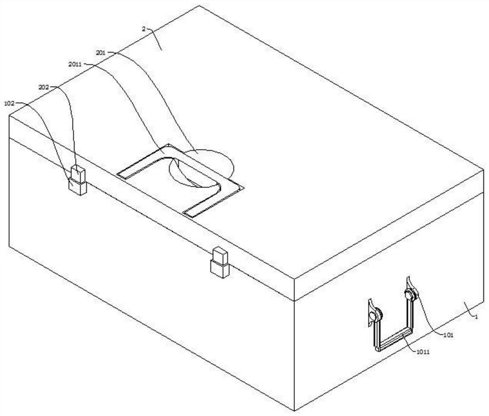 Portable biological precision detection instrument