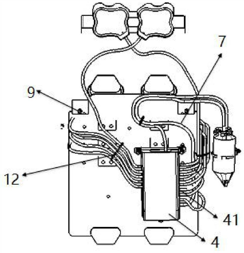 Lumbar support massage system and massage seat containing same