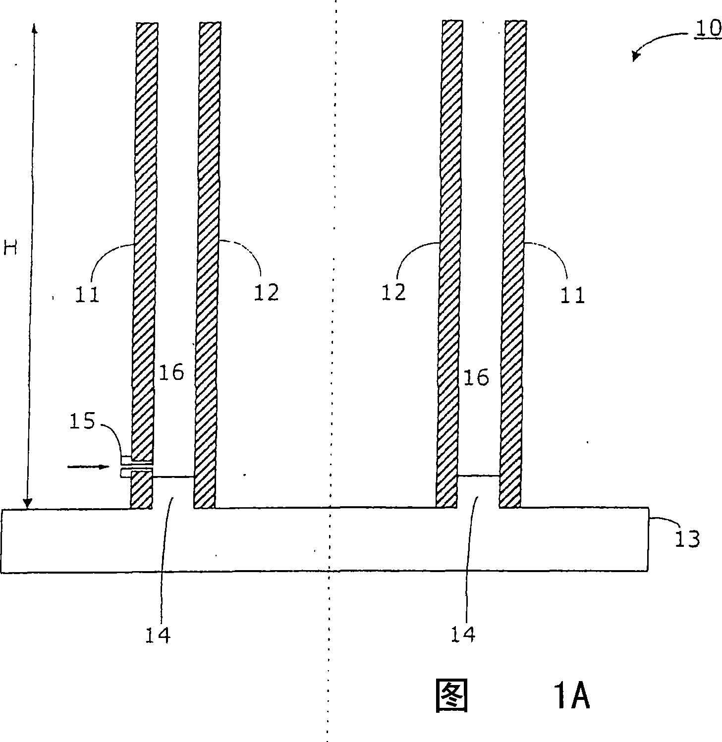 Method for vertically extruding a concrete element, device for producing a concrete element and wind turbine generator tower produced by this method