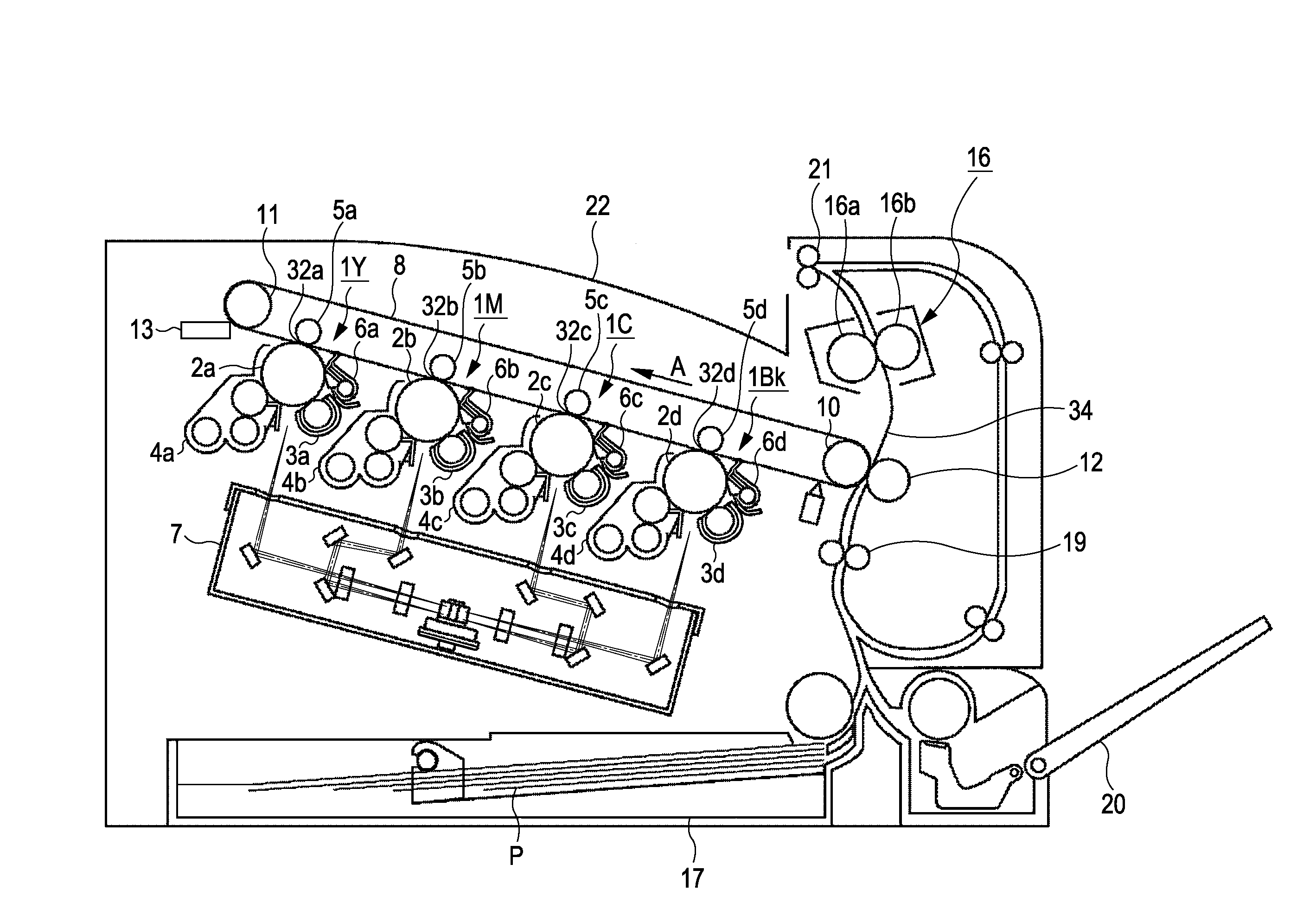 Energization control device and image forming apparatus
