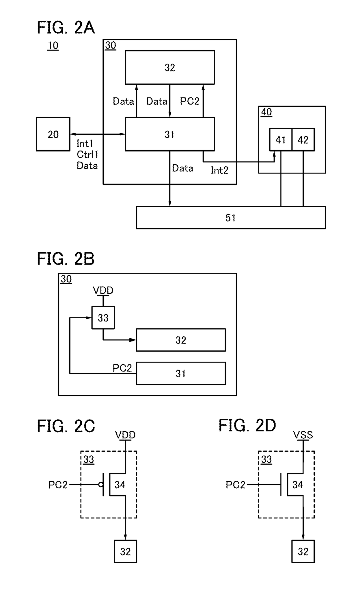 Semiconductor device including circuit configured to be in resting state