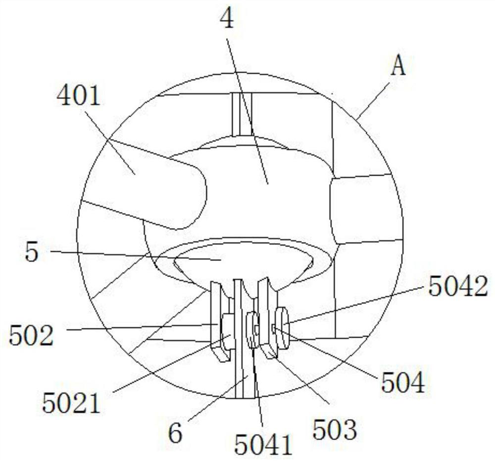 An installation device for automatic horizontal calibration of a leveling rod