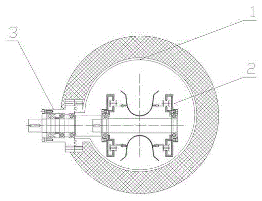 Clamping mechanism and heat shrink tubing positive companding device using same