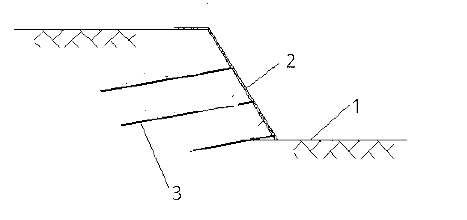 Supporting structure of foundation pit