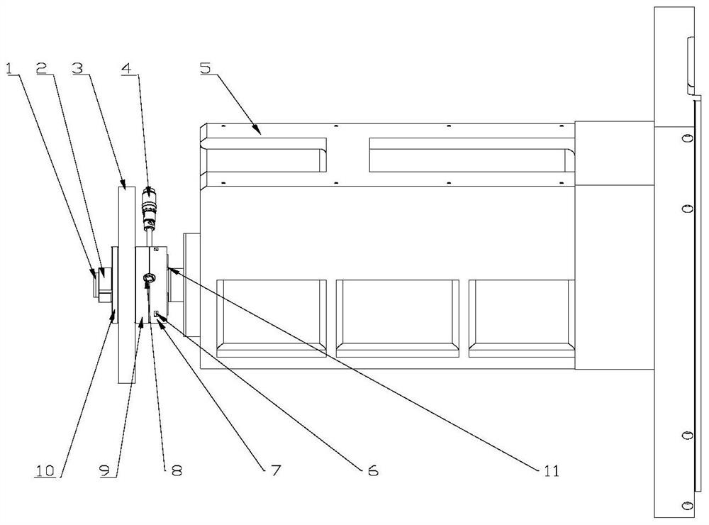 A fast-clamping and self-aligning grinding wheel flange for precision grinding machines