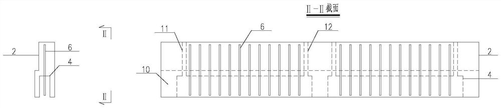 Prefabricated and assembled protective wall connecting structure for bridge and construction method of prefabricated and assembled protective wall connecting structure