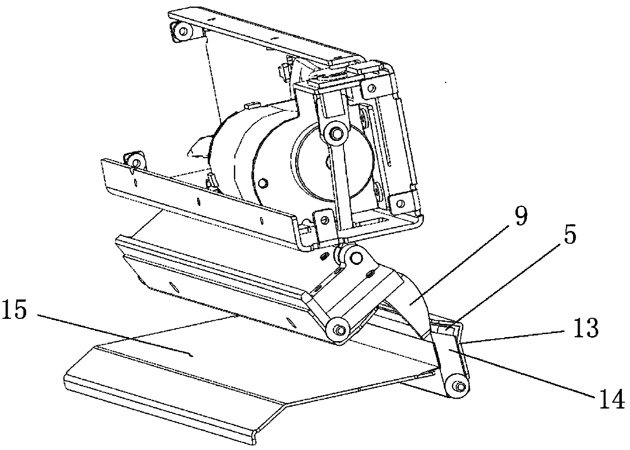 Paper cutting device of printer