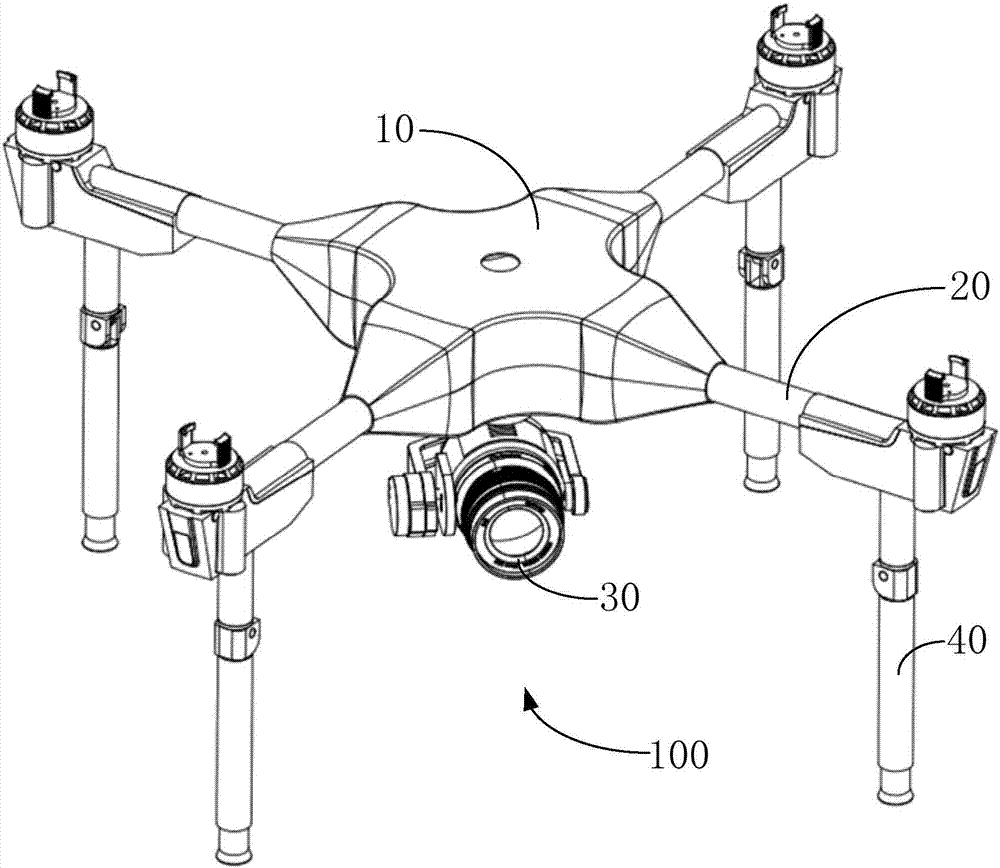 Landing gears and unmanned aerial vehicle with landing gears