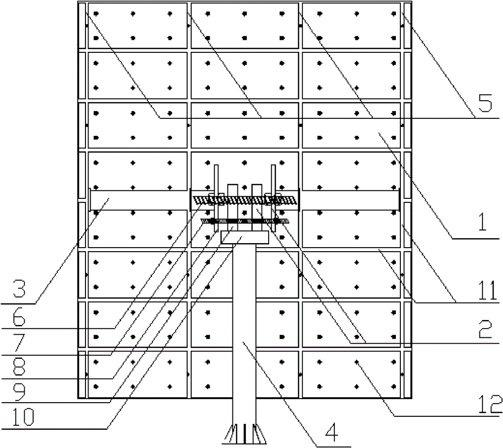 Pitching direction-rotating heliostat model for wind tunnel test