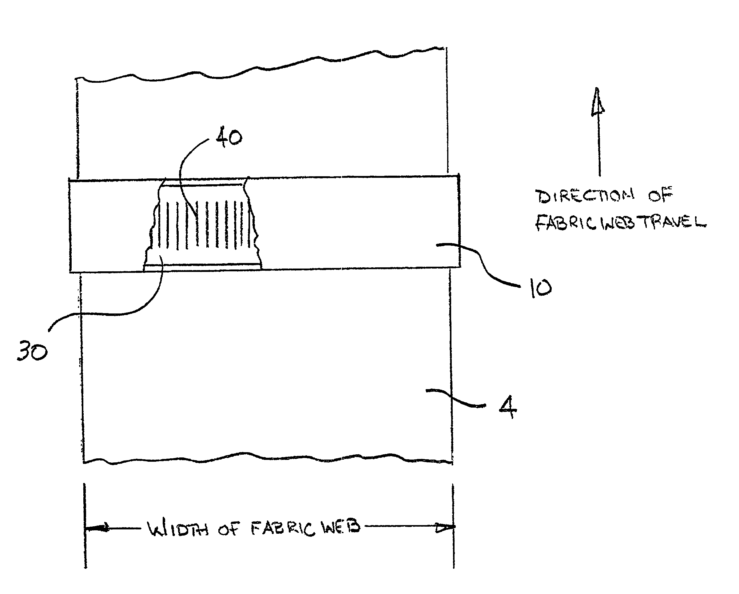 Method for hydroenhancing fabrics using a shaped orifice