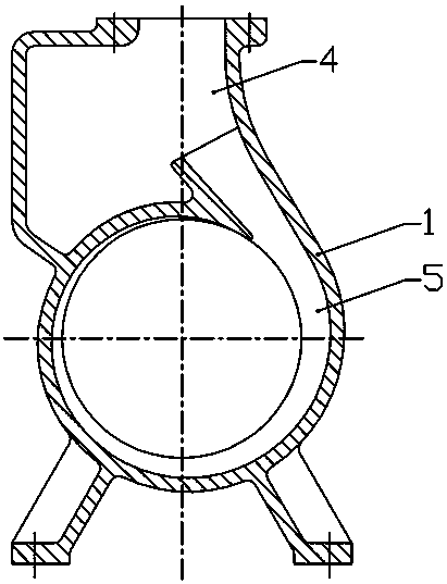 Pump body structure of self-priming pump with split liquid storage chamber and gas-liquid separating chamber