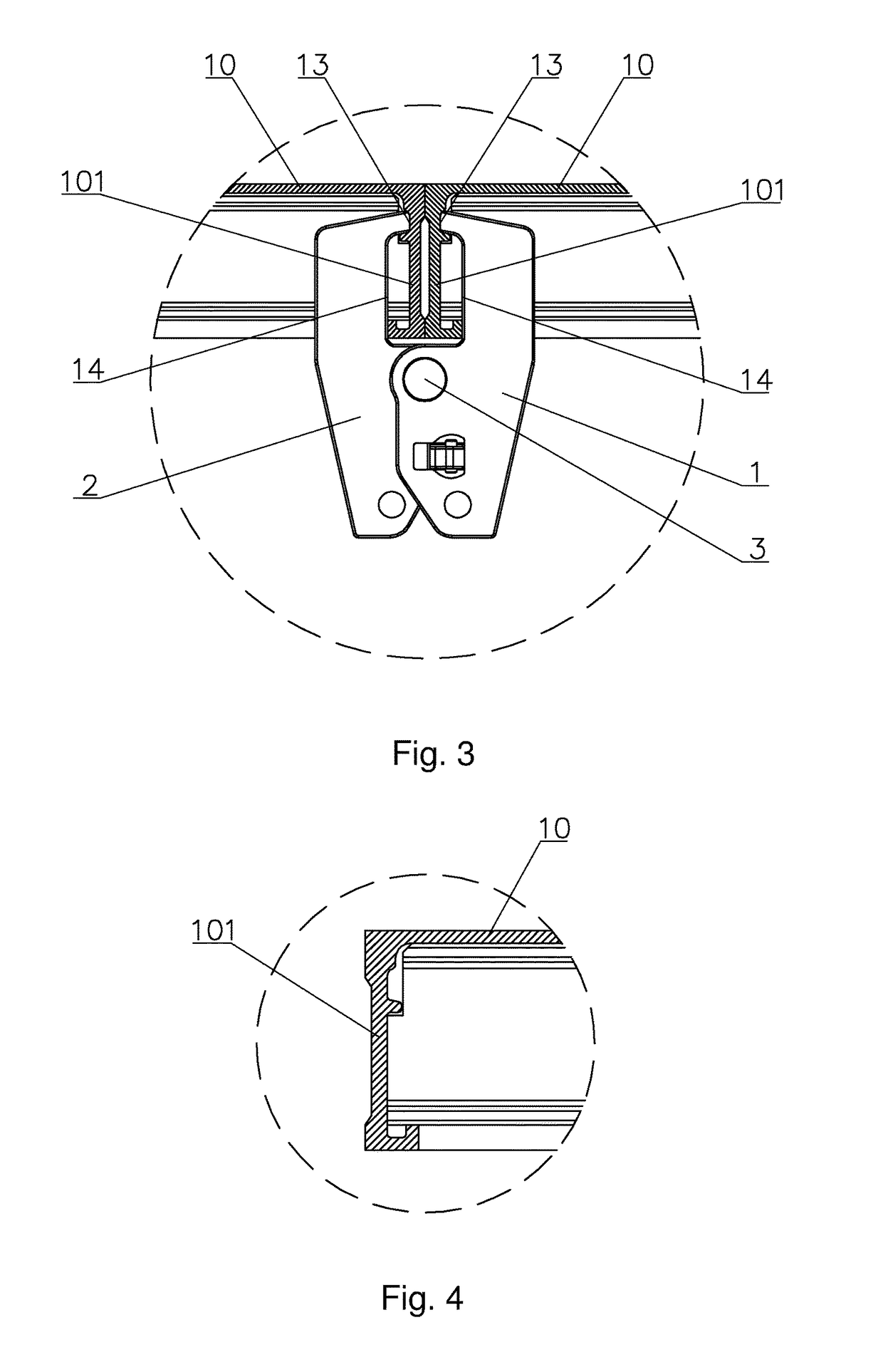 Connecting clamp for template assembling