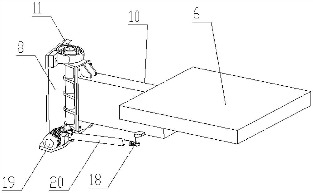 Special trolley for replacing current transformer of armored switch cabinet