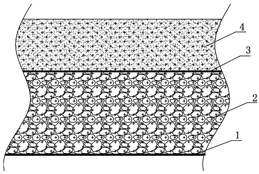 Binary planting matrix structure for mine reclamation in arid areas and construction method of binary planting matrix structure