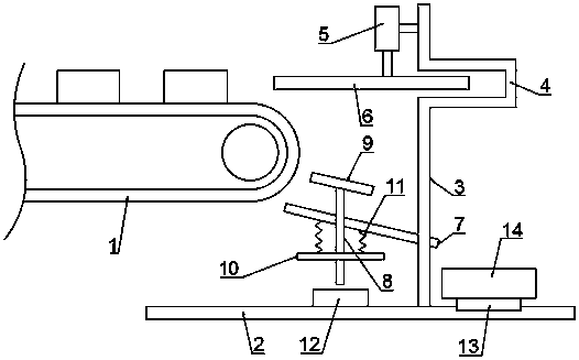 Product counting device of assembly line