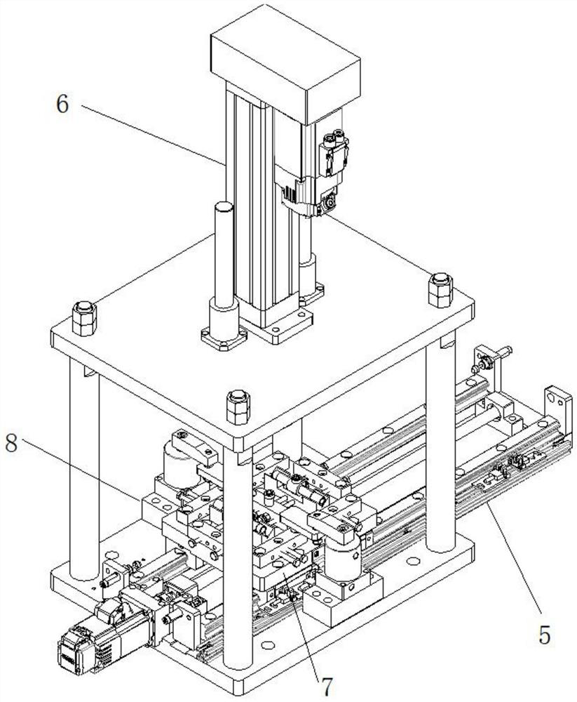 Automatic press-fitting system and assembling method for ball screw pair supporting sleeves