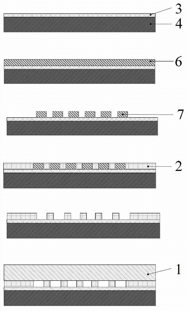 Integrated manufacturing method of silicon base plate and copper micro heat pipe of LED (light emitting diode) apparatus