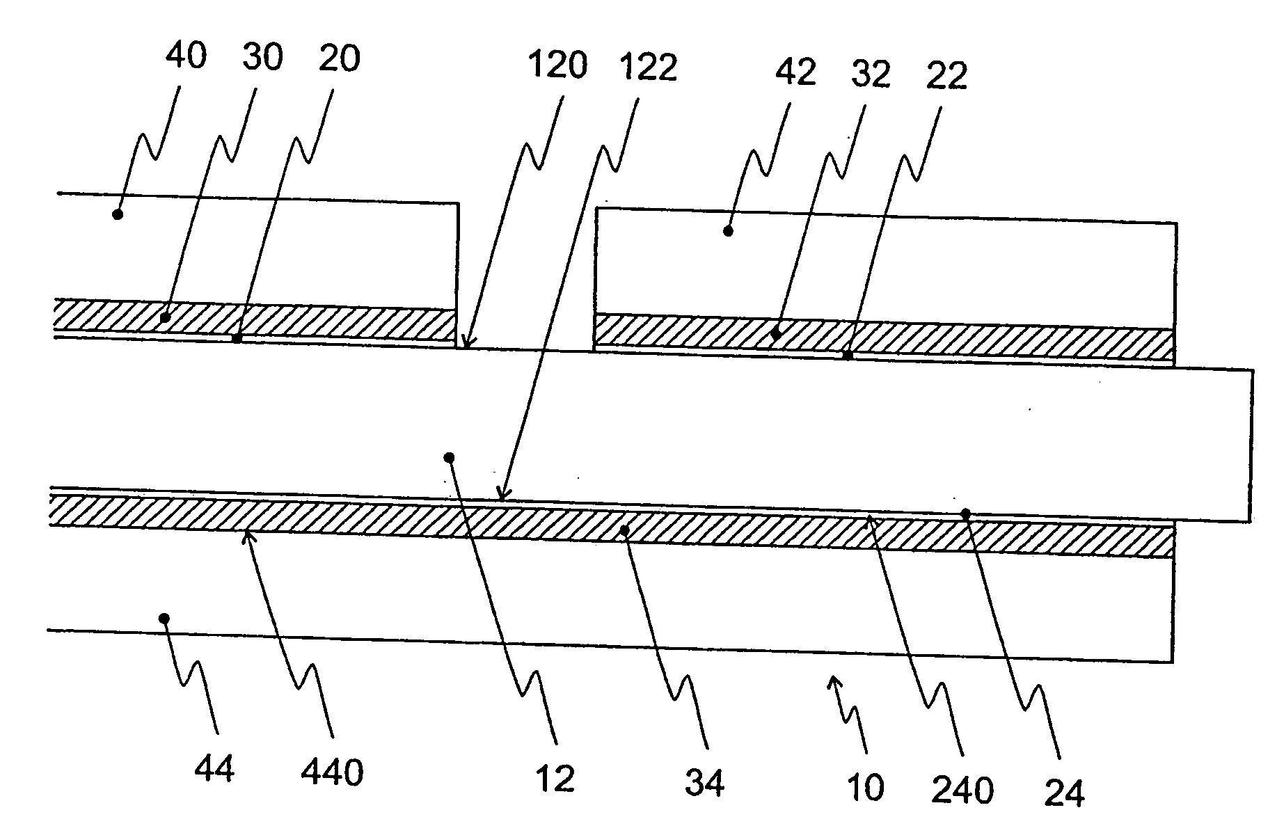 Sintered power semiconductor substrate and method of producing the substrate