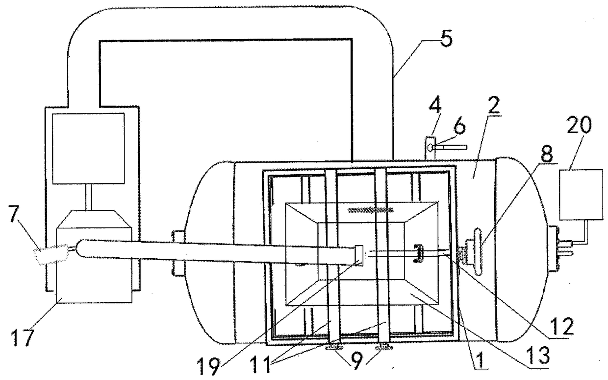 A wave erosion aging test device for simulating ship driving