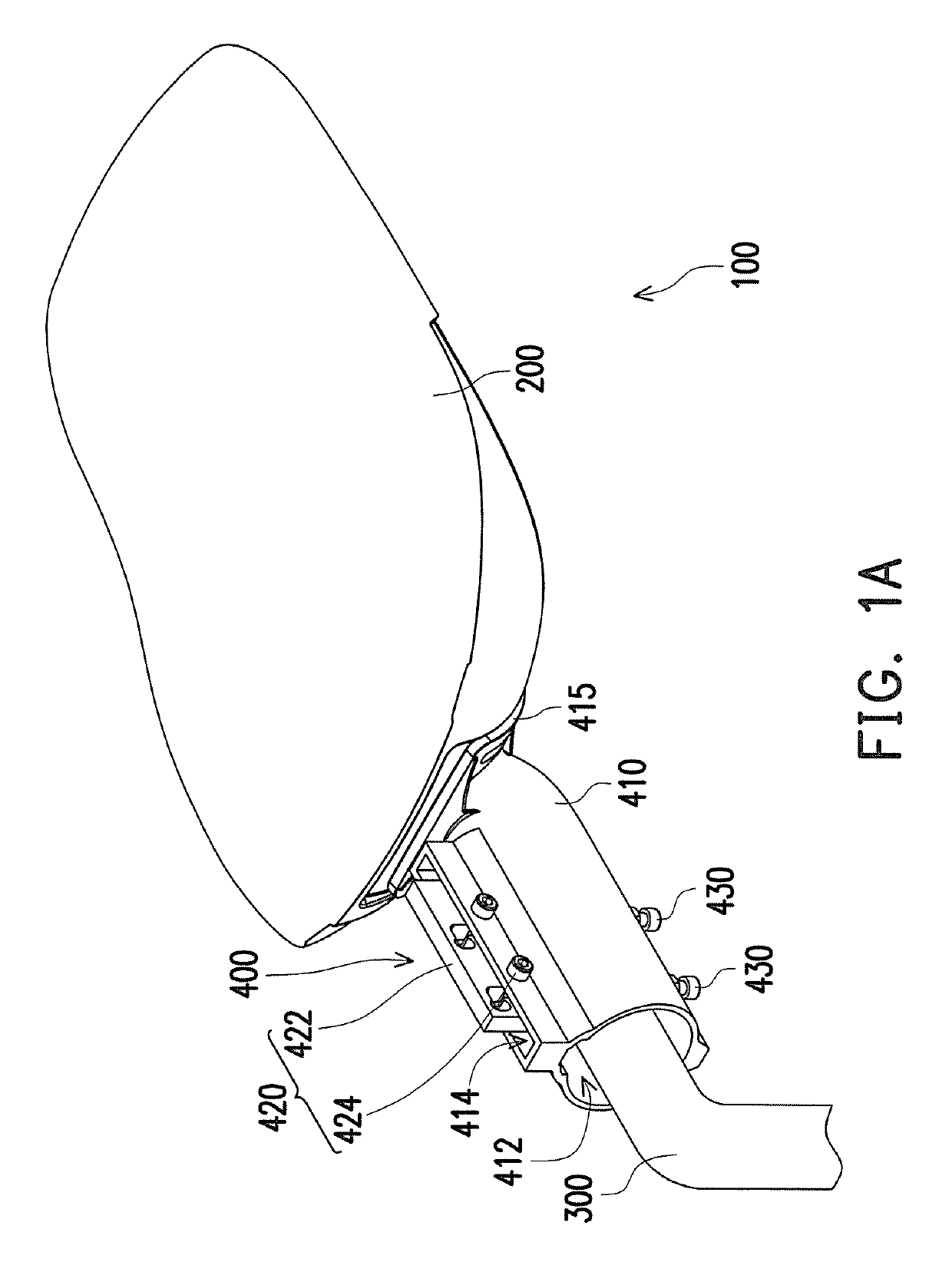 Adjustable fixing structure and illumination apparatus