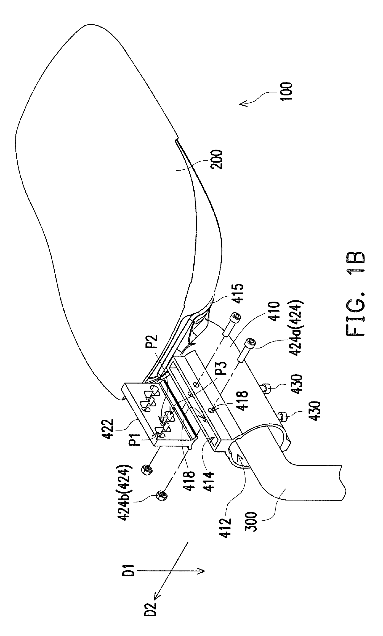 Adjustable fixing structure and illumination apparatus