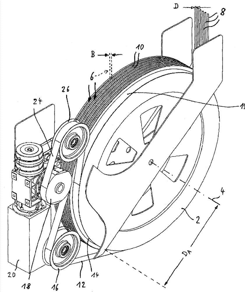 Drive unit for at least one traction device