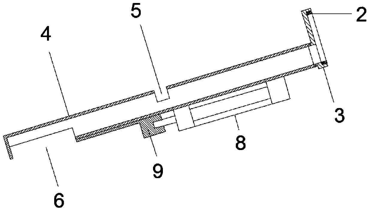 A carbon rod discharge screening device