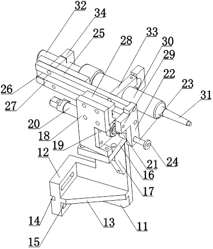 Locking and punching device for power solar cell panel