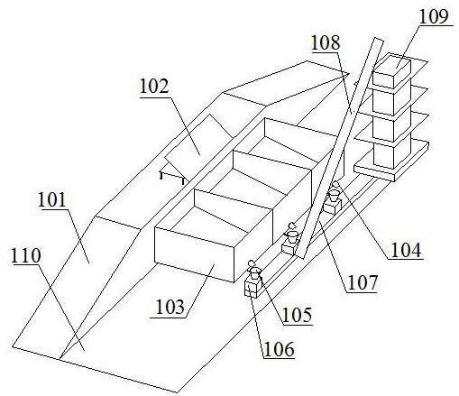 Production line equipment and preparation method of high-density mineral wool fiberboard