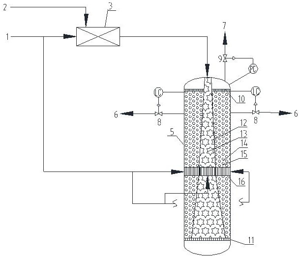 Liquid-phase hydrogenation reactor and hydrogenation method thereof