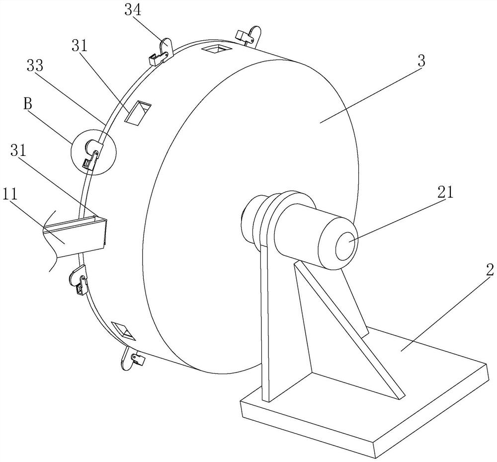 Numerical control grinding machine facilitating stable discharging and used for bearing machining