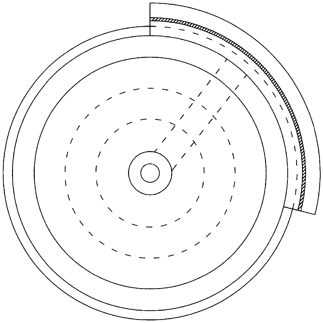 Biological denitrification coupled N2O recovery integrated reactor and method thereof