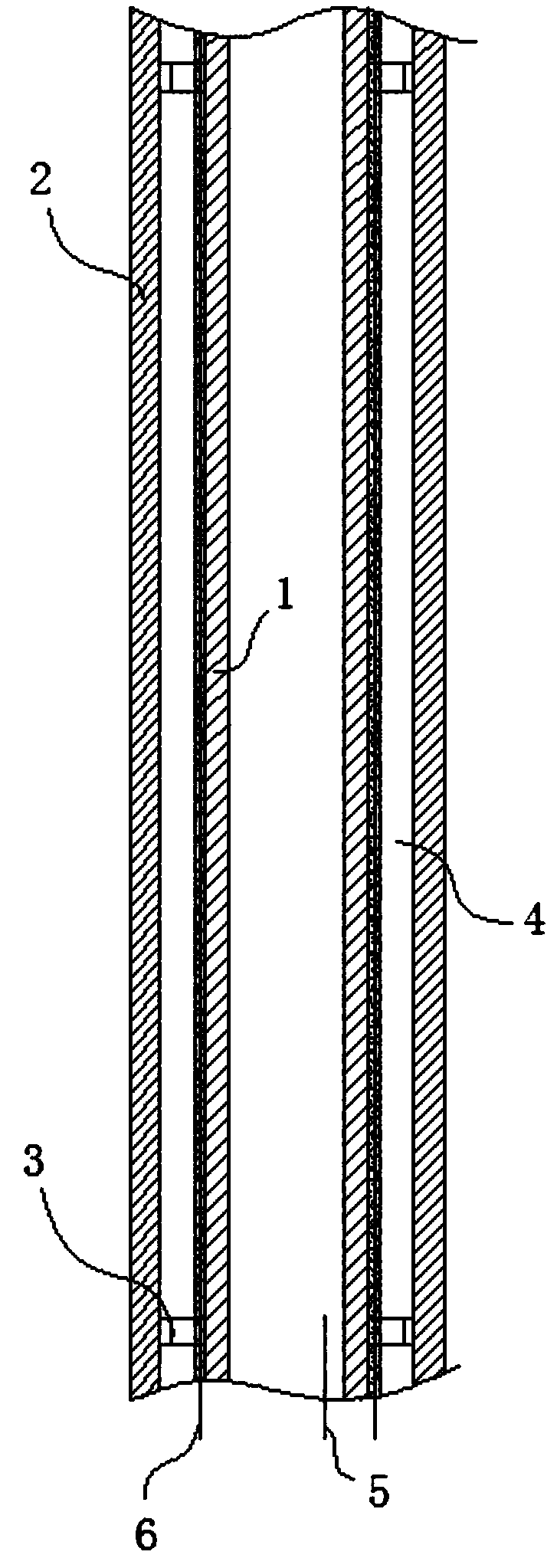 Pipe structure with automatic leakage point detection prompt function