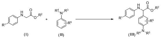 A kind of synthetic method of α-aryl substituted glycine ester derivatives