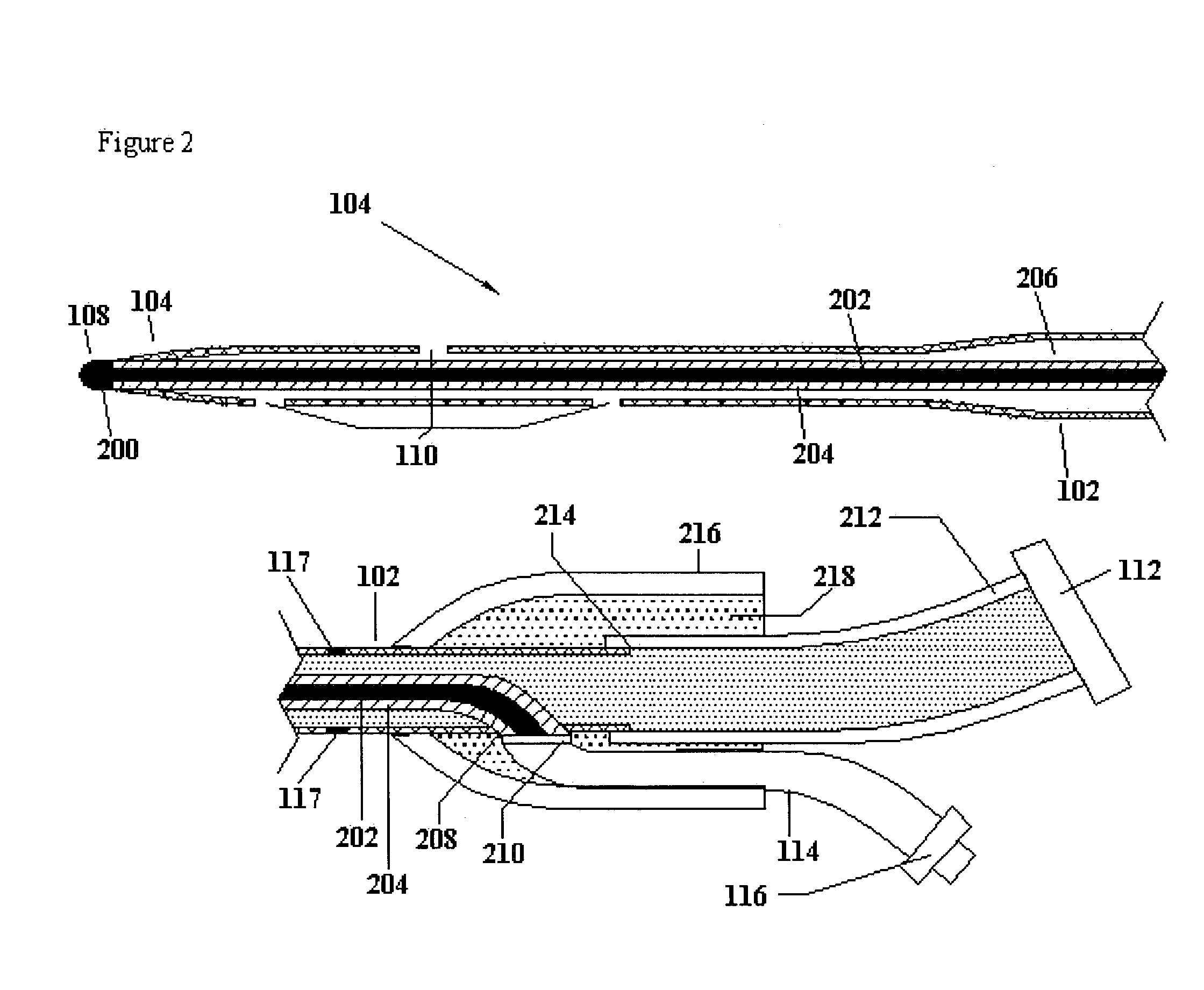 Surgical device with pressure monitoring ability