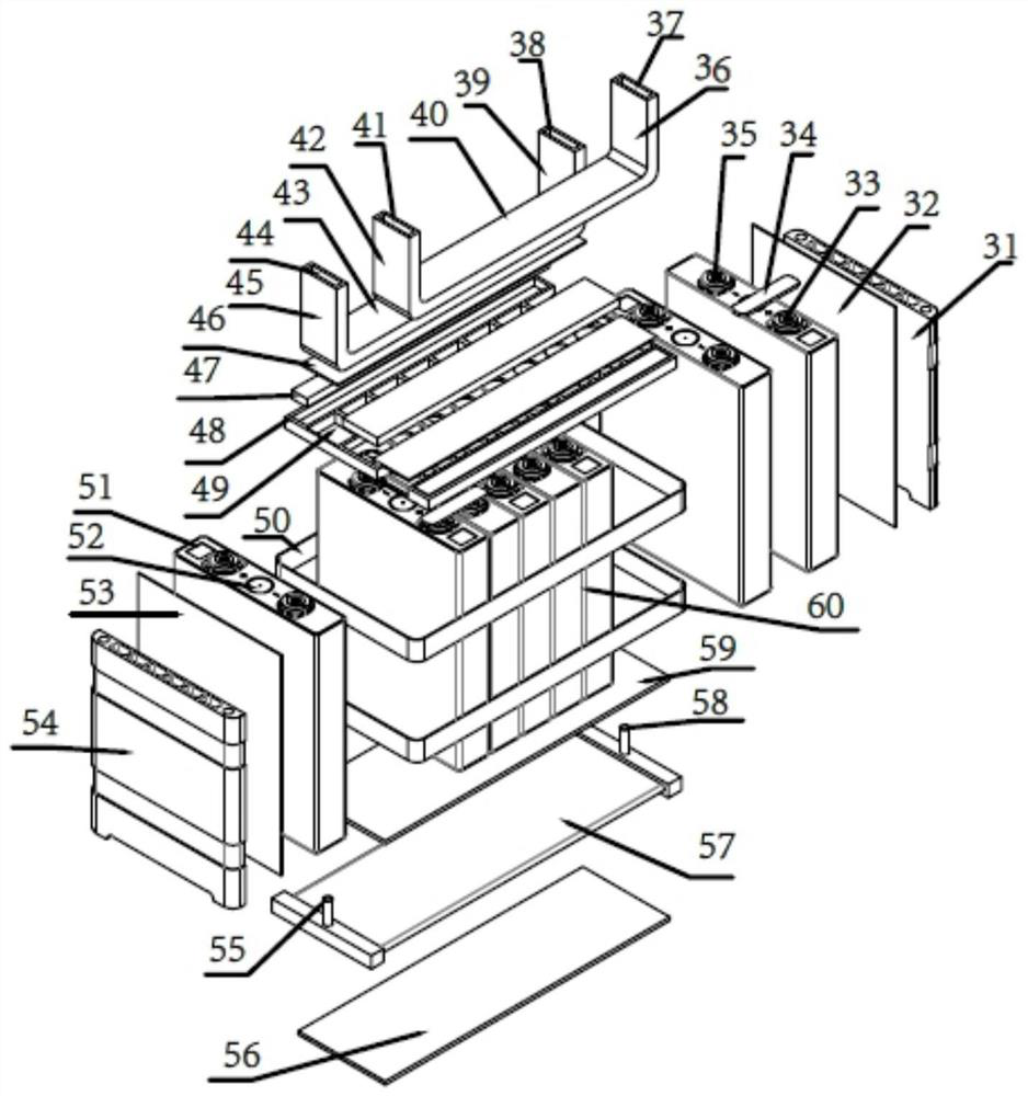 A single-shaft dual-motor marine ammonia-electric hybrid power system based on electric compound supercharging