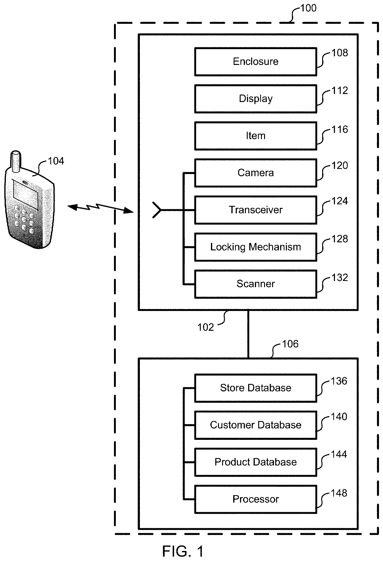 Registry verification of item identity for a mechanized store