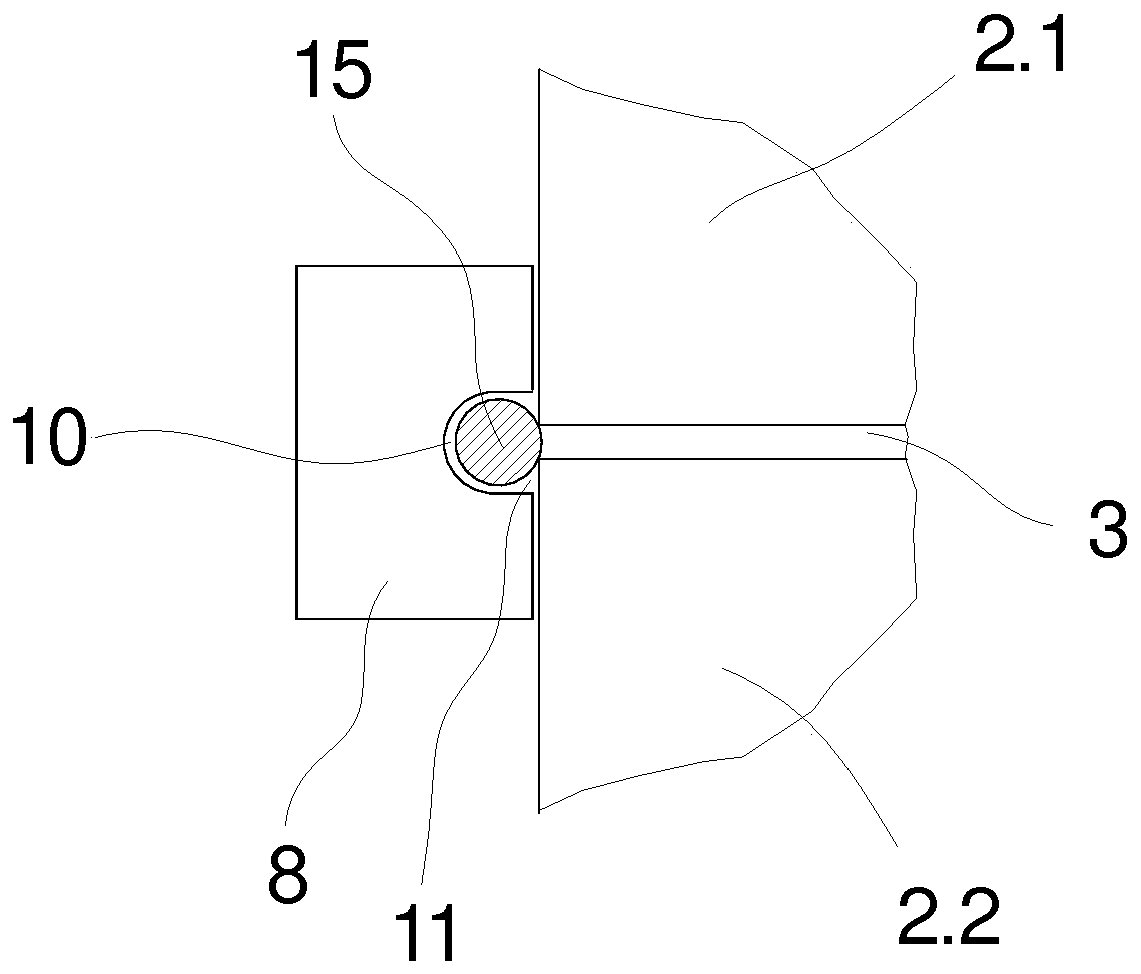 Device for crimping and deforming tow