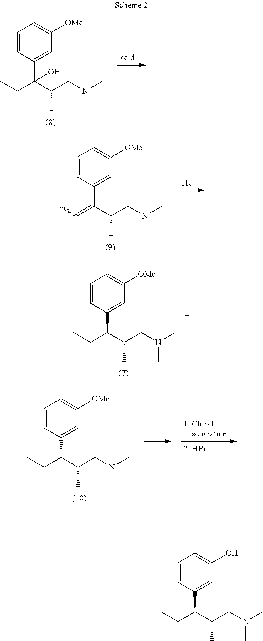 Intermediate compounds and processes for the preparation of tapentadol and related compounds