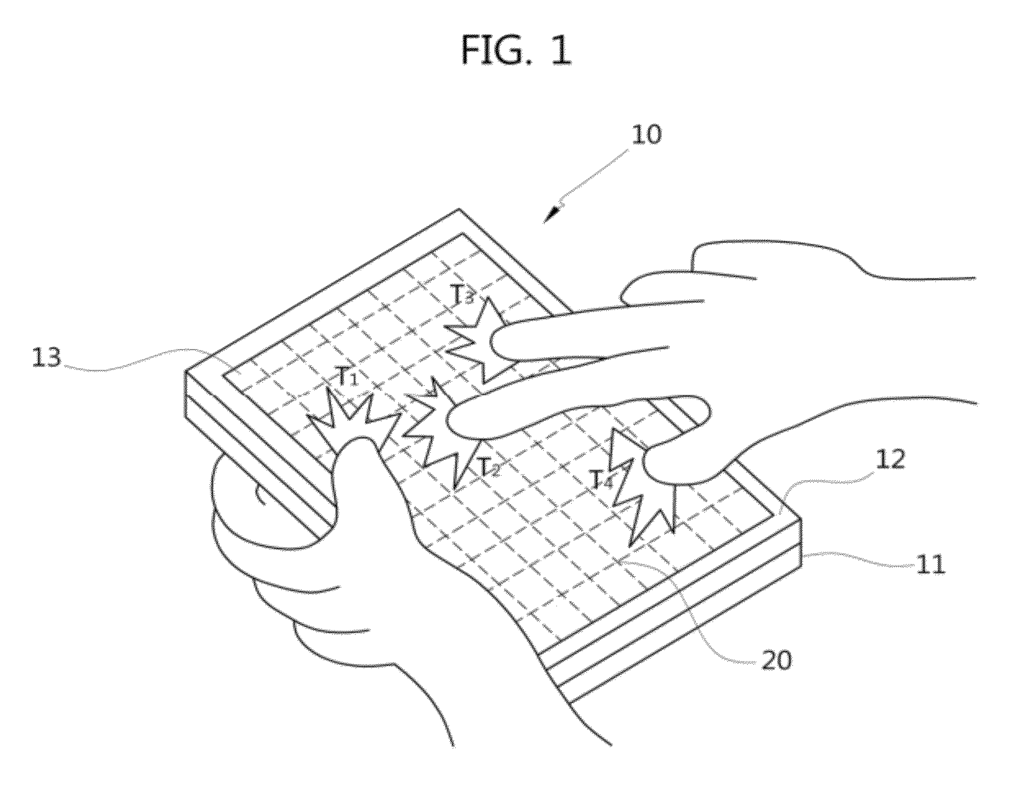 Method for providing a user interface based on touch pressure, and electronic device using same