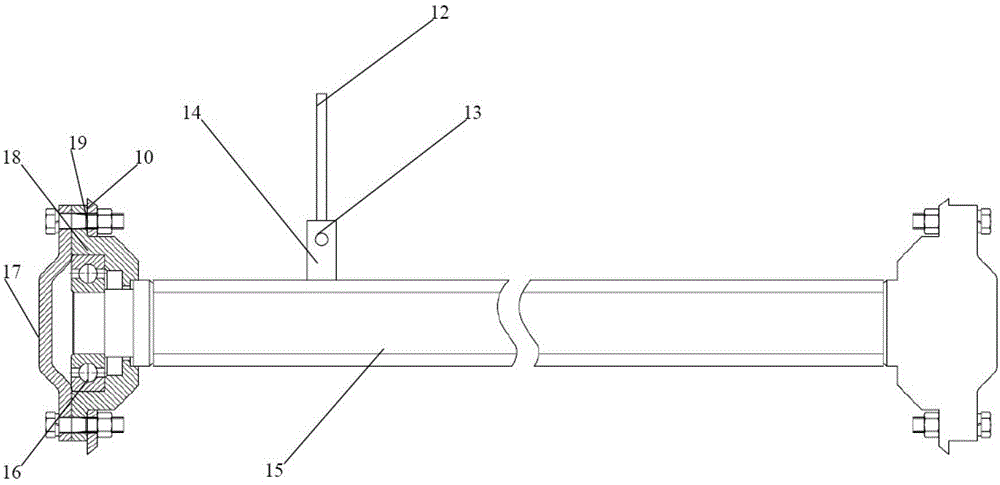 Floating support-type active non-tillage anti-blocking device