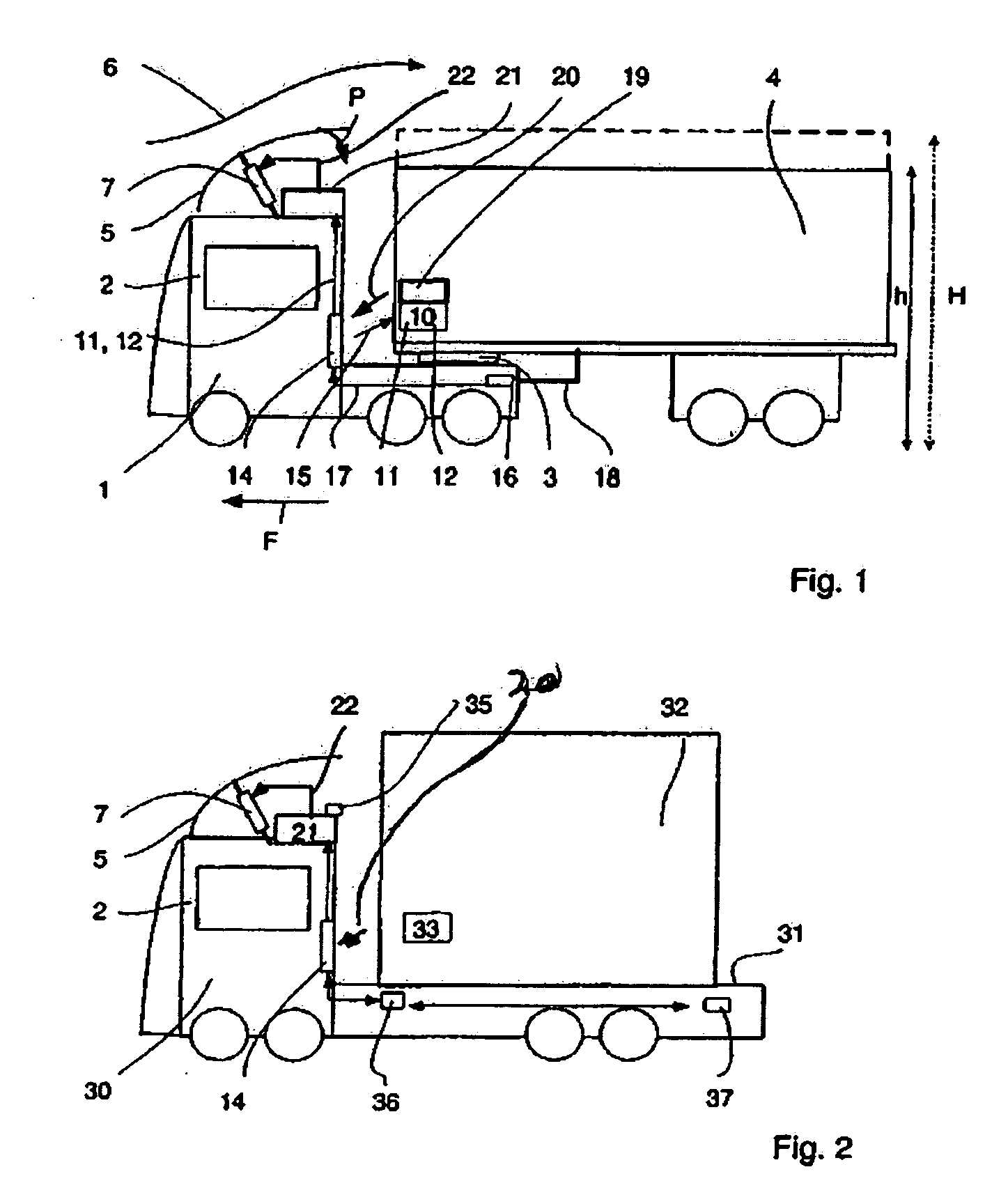 Apparatus for the airflow-optimized orientation of an airflow deflector
