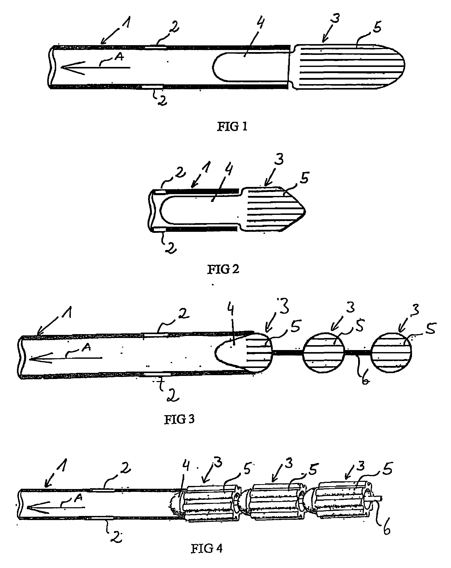 Aspiration drainage system comprising a material depot with an Anti-bacterial action