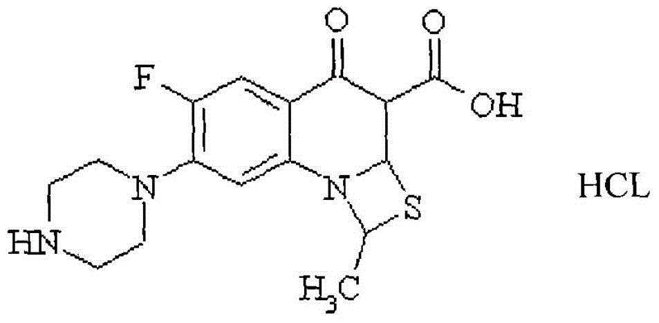 A kind of Ulifloxacin hydrochloride eye drops and preparation method thereof