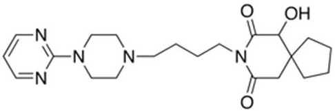 Method for detecting buspirone and metabolites thereof through LC_MS_MS