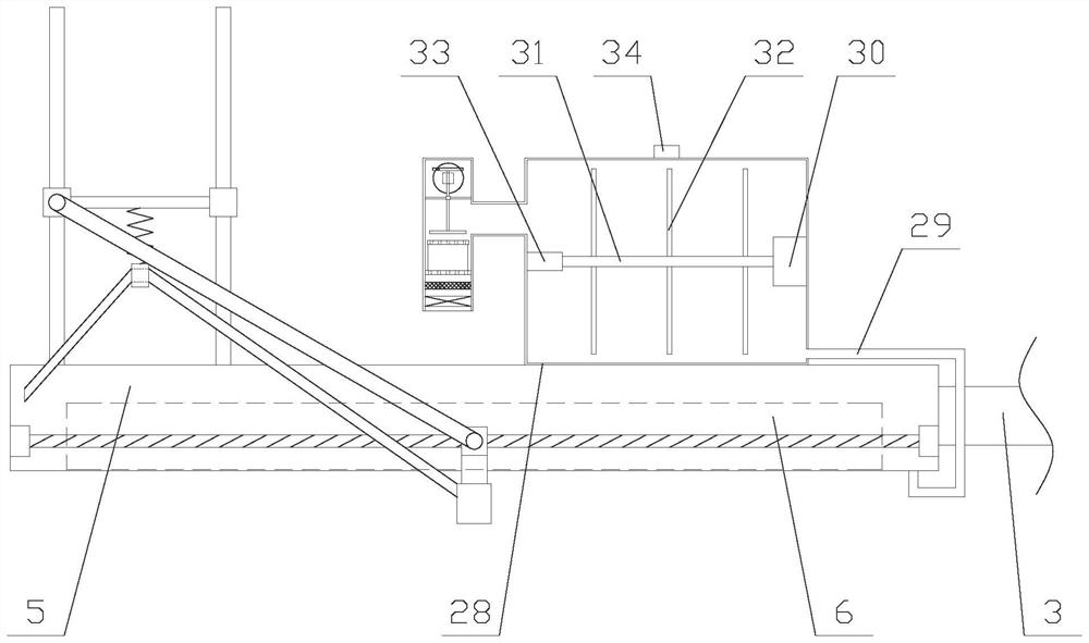 An intelligent led street lamp with strong illumination brightness suitable for wet weather