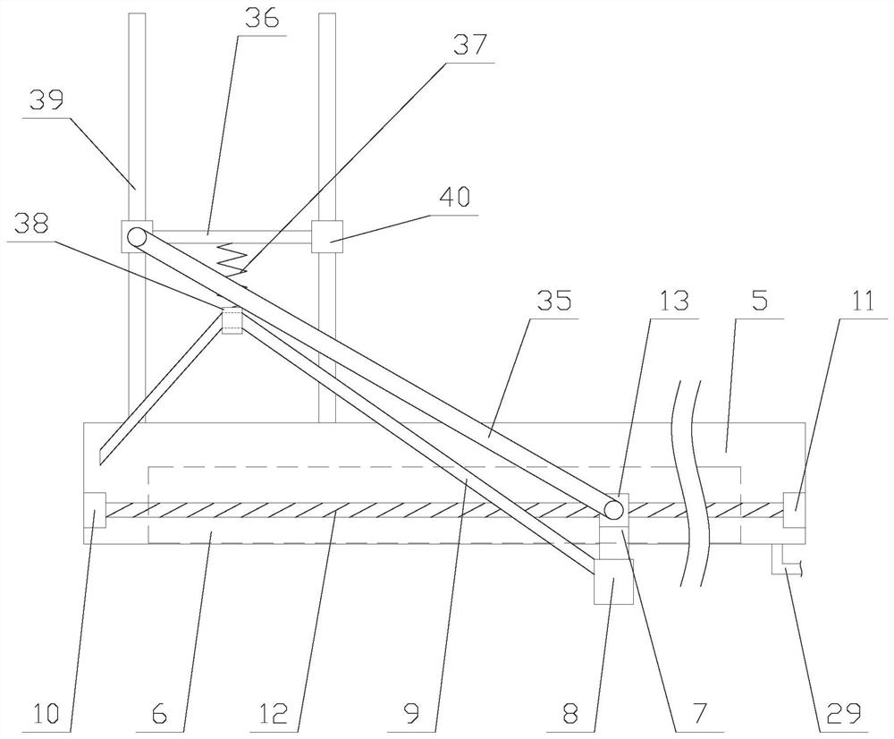 An intelligent led street lamp with strong illumination brightness suitable for wet weather