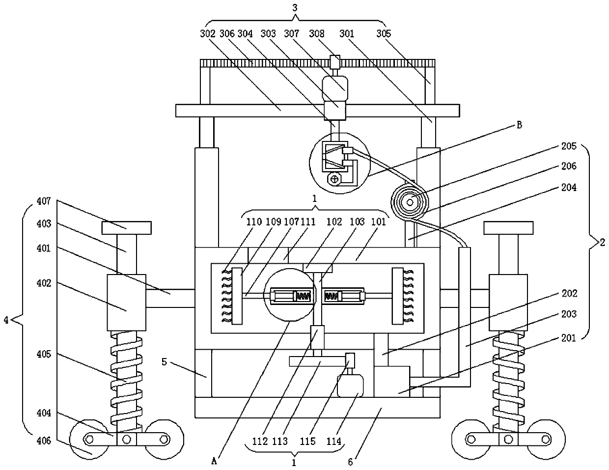 Automatic paint-spraying machine