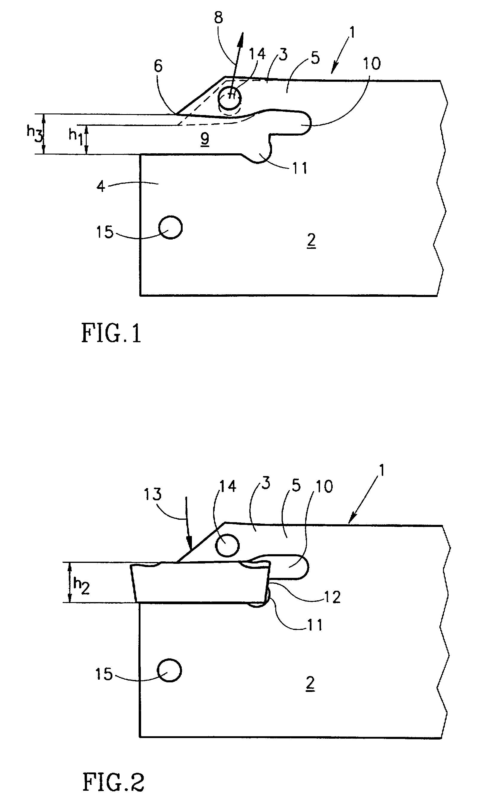 Clamping device for a cutting insert