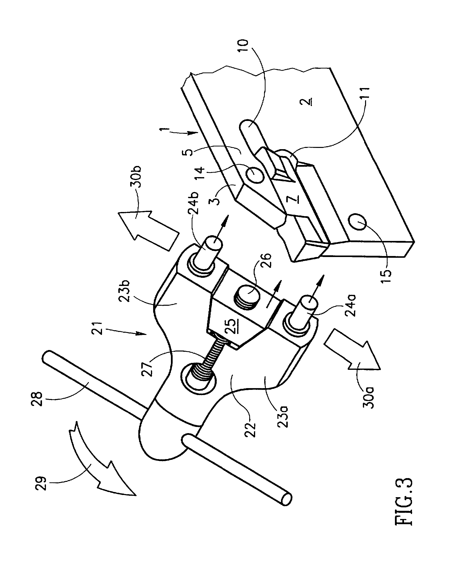 Clamping device for a cutting insert